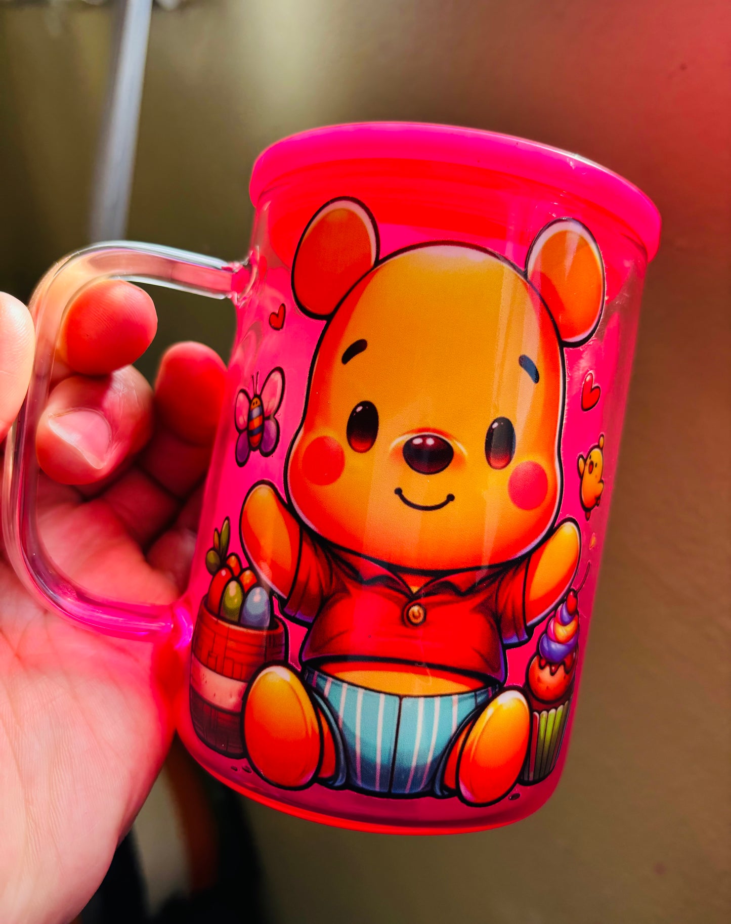 Baby Pooh gradient mug