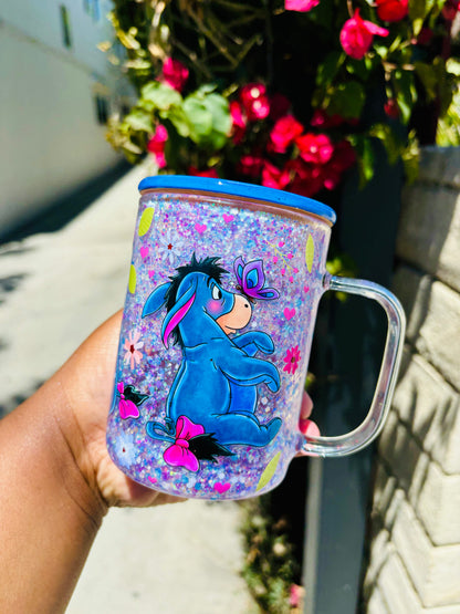 Eeyore snow globe mug