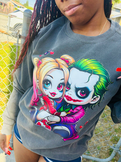 Harleyxjoker crewneck