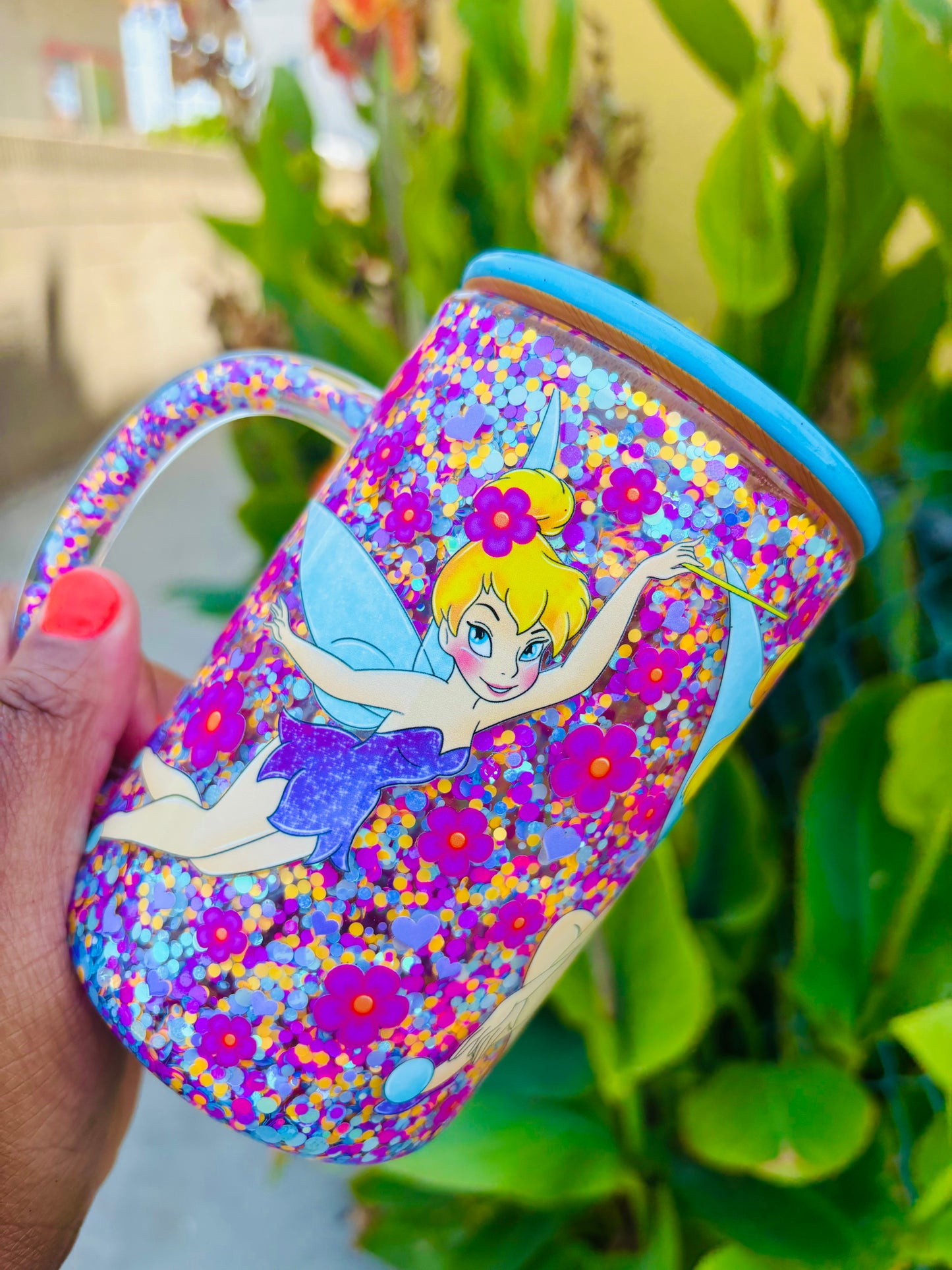 Tink snow globe mug