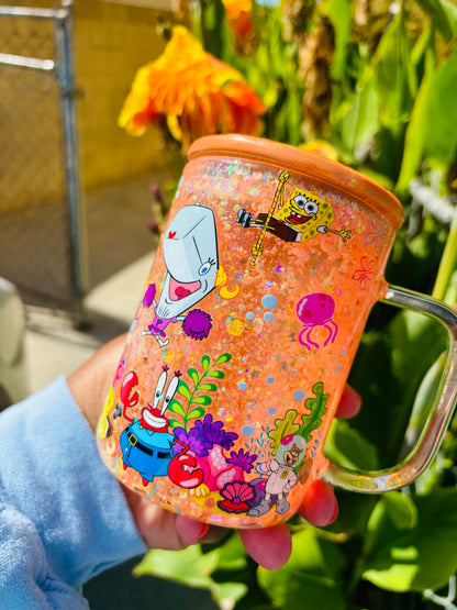 SpongeBob and friends snow globe mug