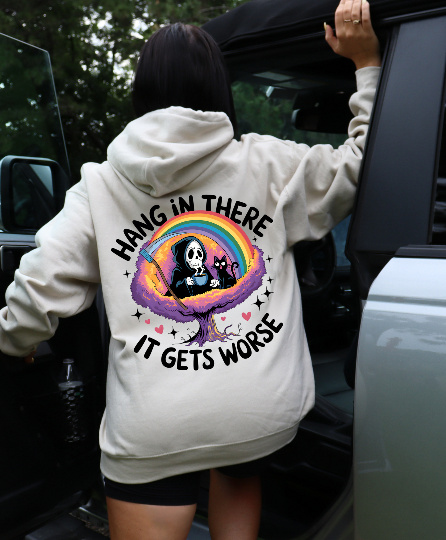 It gets worse hoodie