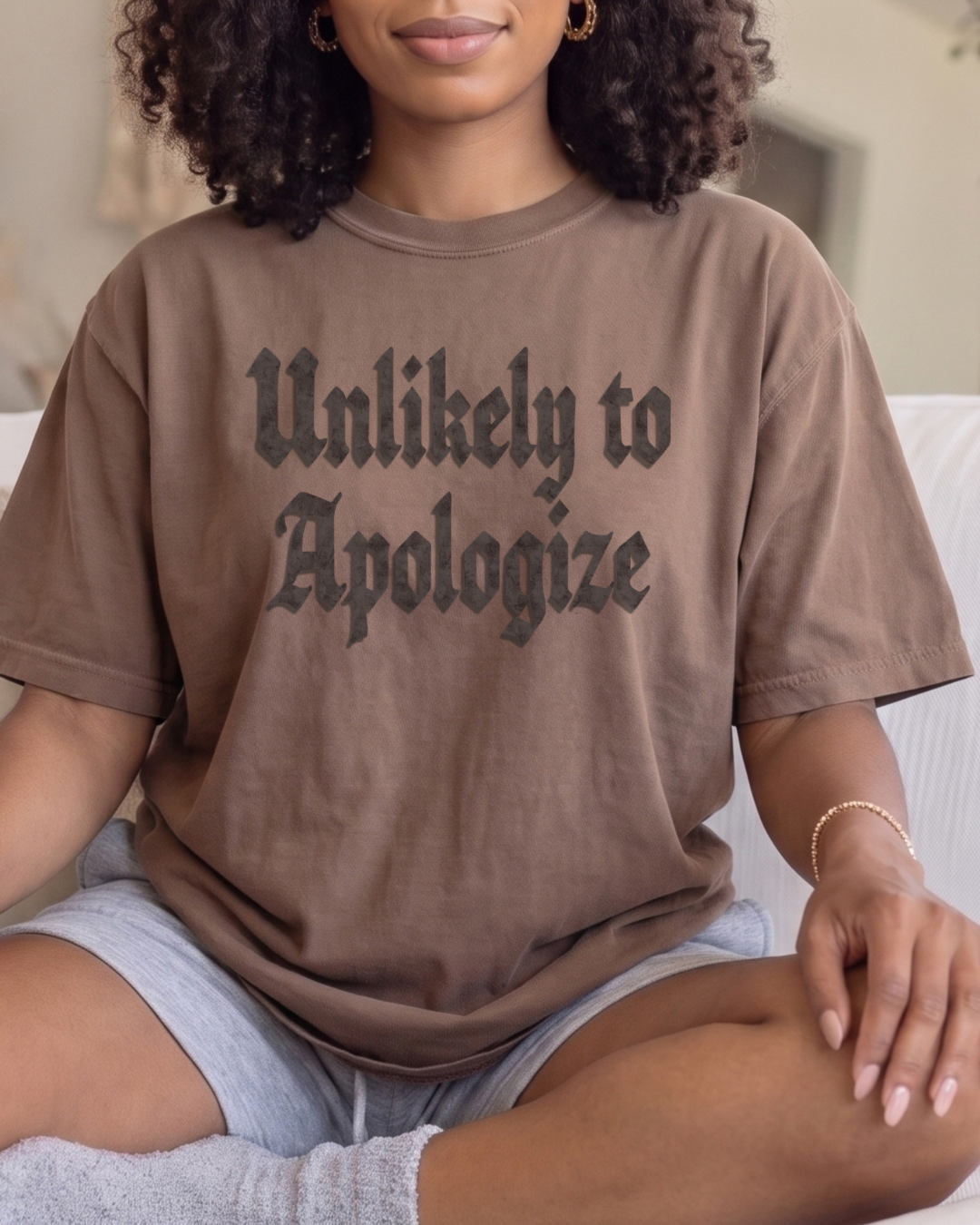 Unlikely to apologize Unisex Garment-Dyed T-shirt