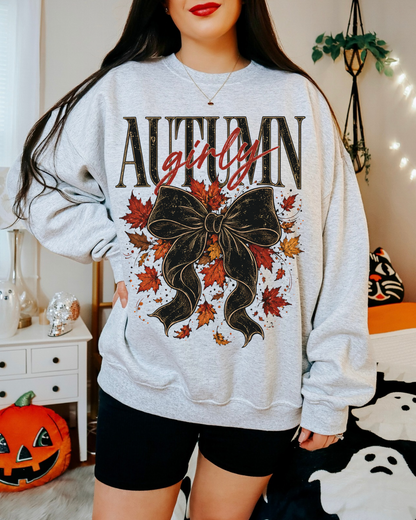 Autumn girly Unisex Heavy Blend™ Crewneck Sweatshirt