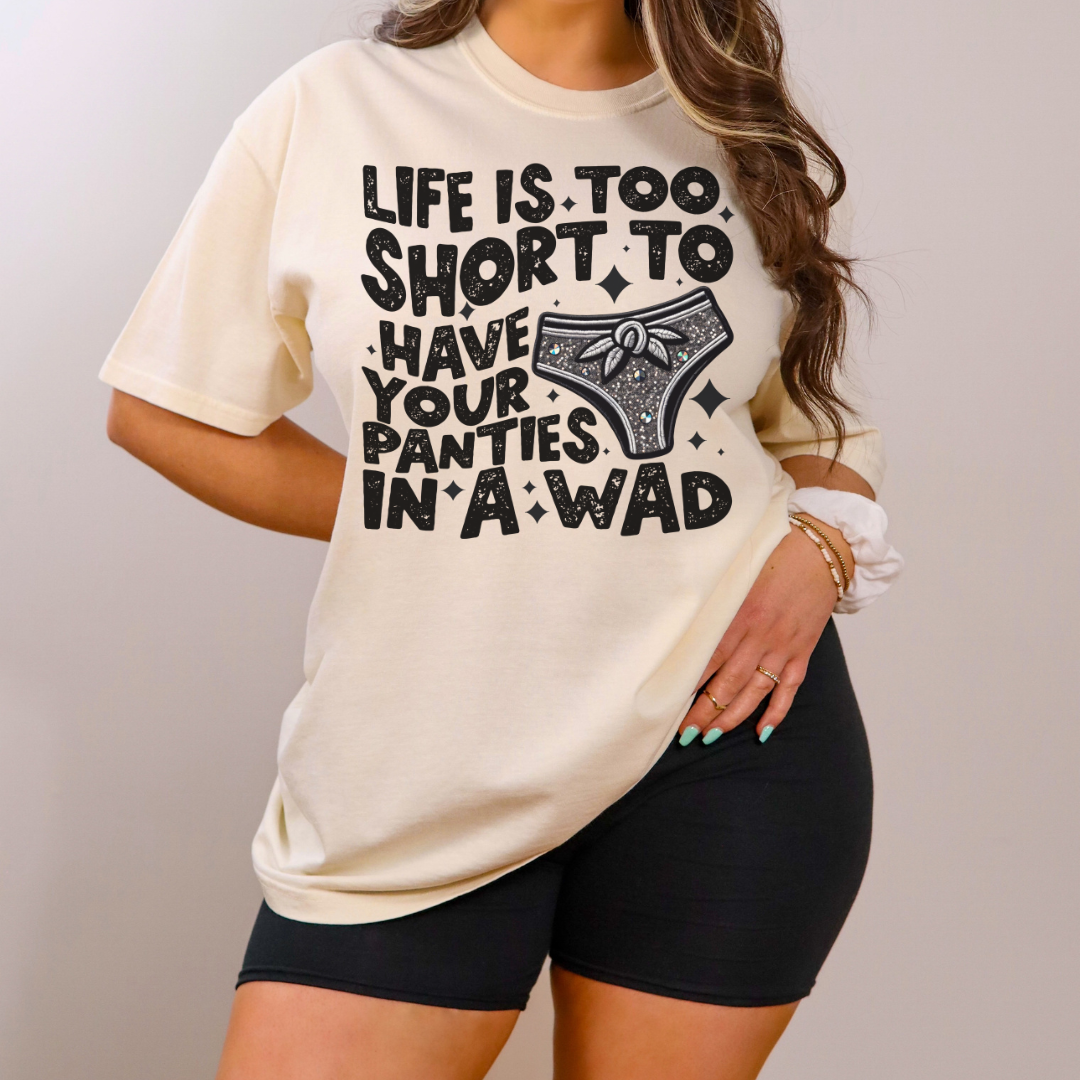 life is too short Unisex Garment-Dyed T-shirt