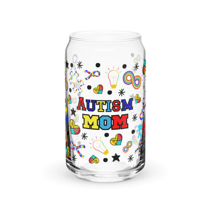 autism mom Can-shaped glass