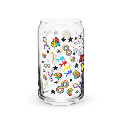 autism mom Can-shaped glass