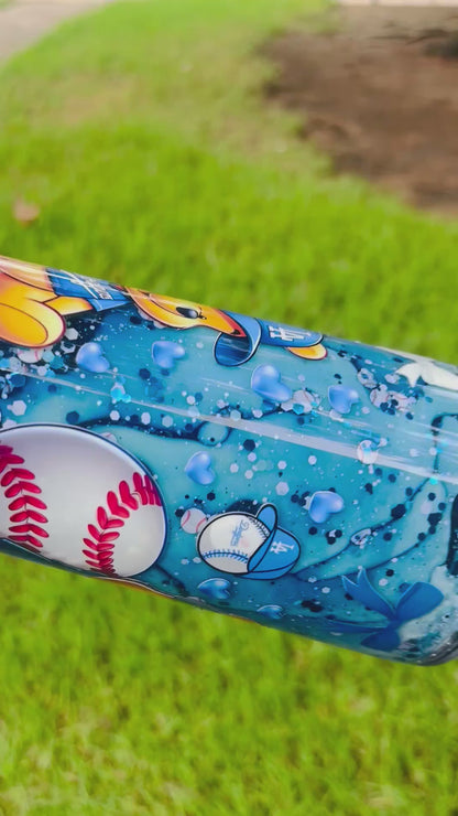 Dodgers Pooh dual drip tumbler