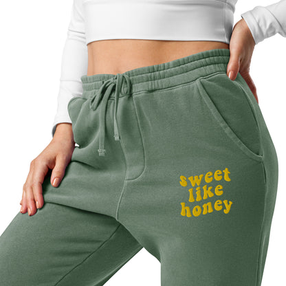 Sweet Like Honey Unisex pigment-dyed sweatpants